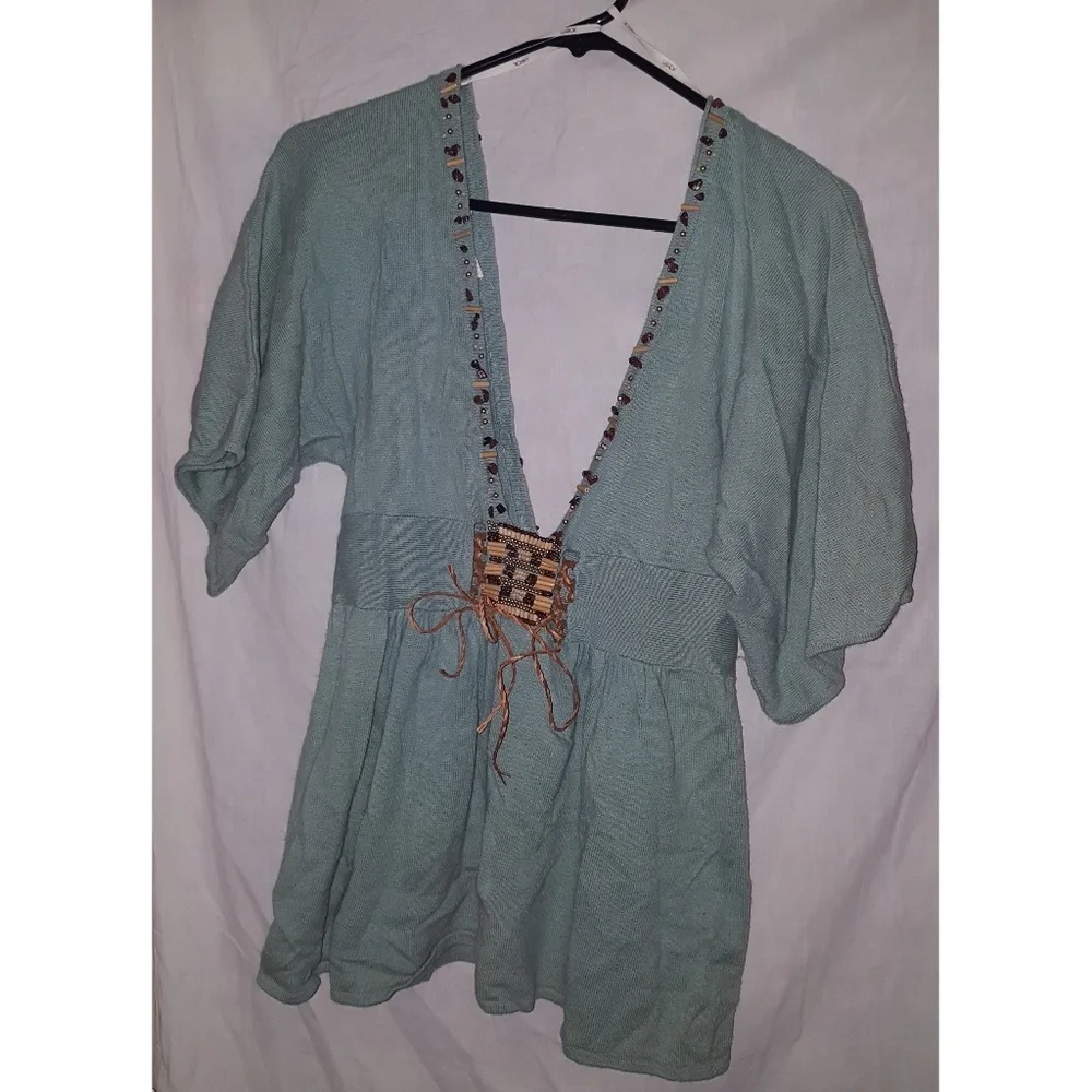 LaRok Beaded Sweater Size Small - Picture 1 of 7